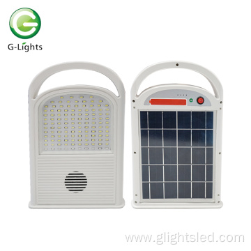 Music Play 100W Rechargeable Solar Flood Lamp
